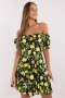 Sukienka damska Model MI-SK-23797.76 Black/Yellow - Italy Moda