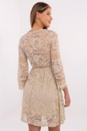 Sukienka damska Model MI-SK-4831-1.95 Beige - Italy Moda