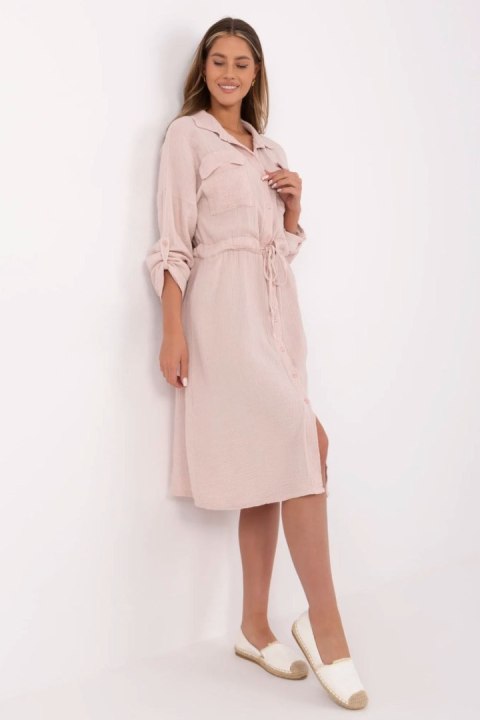Sukienka damska Model MI-SK-91166.73 Light Pink - Italy Moda Sukienka damska Model MI-SK-91166.73 Light Pink - Italy Moda