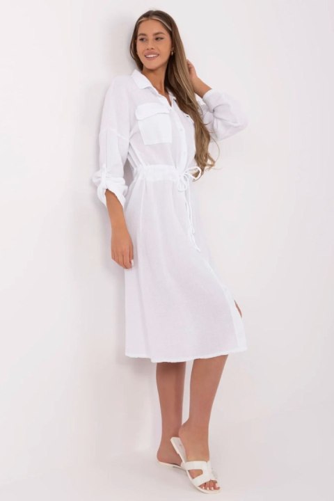 Sukienka damska Model MI-SK-91166.73 White - Italy Moda Sukienka damska Model MI-SK-91166.73 White - Italy Moda