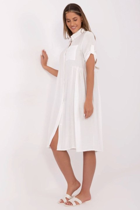 Sukienka damska Model MI-SK-A2275.09 Ecru - Italy Moda Sukienka damska Model MI-SK-A2275.09 Ecru - Italy Moda