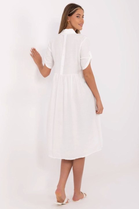 Sukienka damska Model MI-SK-A2275.09 Ecru - Italy Moda Sukienka damska Model MI-SK-A2275.09 Ecru - Italy Moda