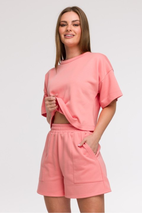 Szorty Damskie Model B295 Coral - BeWear Szorty Damskie Model B295 Coral - BeWear