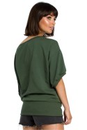Bluza Damska Oversize Plus size Model B079 Green - BeWear