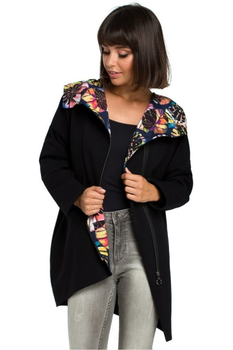 Bluza Damska Oversize Plus size Model B091 Black - BeWear Bluza Damska Oversize Plus size Model B091 Black - BeWear