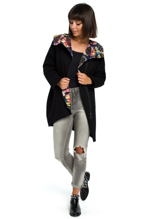 Bluza Damska Oversize Plus size Model B091 Black - BeWear Bluza Damska Oversize Plus size Model B091 Black - BeWear