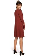 Sukienka damska Model B053 Bordo - BeWear