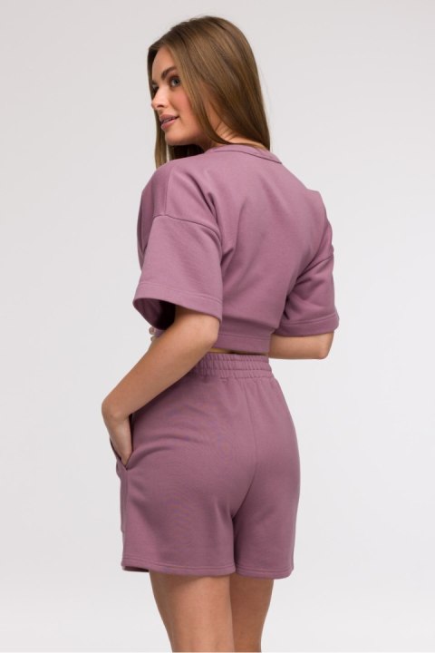 Szorty Damskie Model B295 Wrzos - BeWear Szorty Damskie Model B295 Wrzos - BeWear