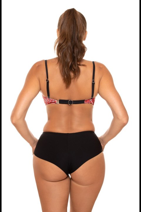 Kostium dwuczęściowy Kostium kąpielowy Model Lila M-704 Red/Black - Marko Kostium dwuczęściowy Kostium kąpielowy Model Lila M-704 Red/Black - Marko
