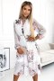 Sukienka damska Model 449-6 Carla Rose/White - Numoco