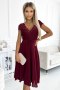 Sukienka damska wieczorowa Model Linda 381-5 Bordo - Numoco