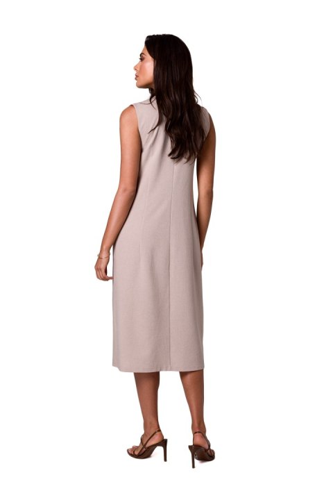 Sukienka Model B254 Beige - BeWear Sukienka Model B254 Beige - BeWear