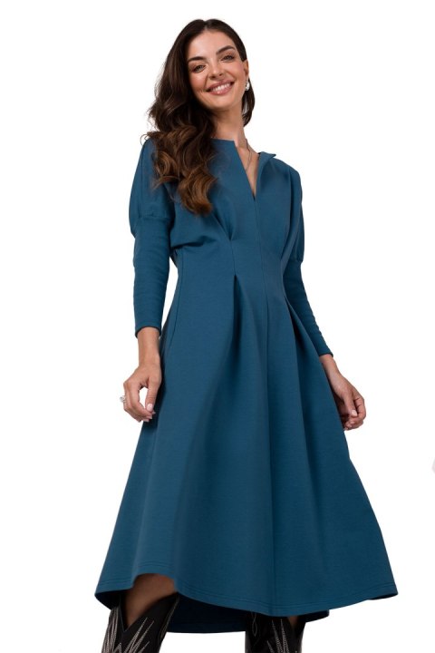 Sukienka Model B273 Morski - BeWear Sukienka Model B273 Morski - BeWear