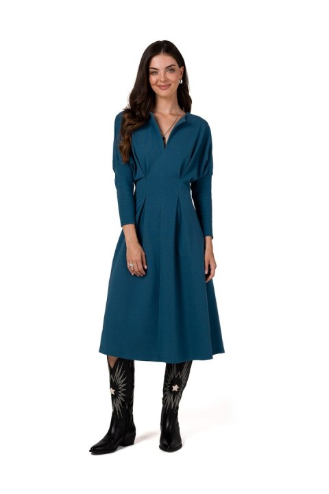 Sukienka Model B273 Morski - BeWear Sukienka Model B273 Morski - BeWear