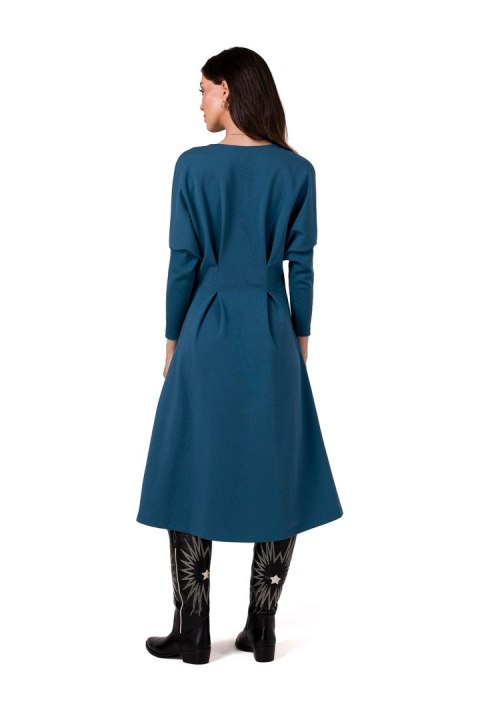 Sukienka Model B273 Morski - BeWear Sukienka Model B273 Morski - BeWear