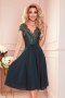 Sukienka damska wieczorowa Model Linda 381-2 Green - Numoco