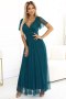 Sukienka damska wieczorowa Model Nastia 562-4 Green - Numoco