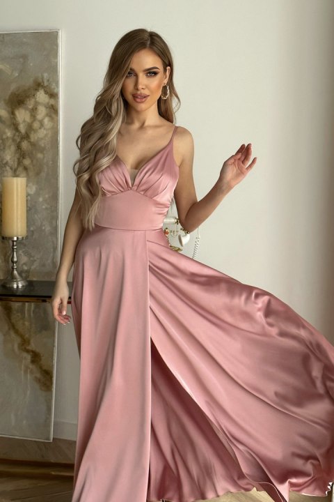 Sukienka Model 282-20 Dirty Pink - Bicotone Sukienka Model 282-20 Dirty Pink - Bicotone