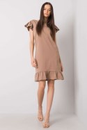 Sukienka Model FA-SK-7173.28P Dark Beige - Fancy