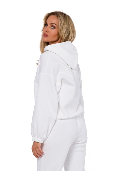 Bluza Damska Model MOE759 Ecru - Moe Bluza Damska Model MOE759 Ecru - Moe