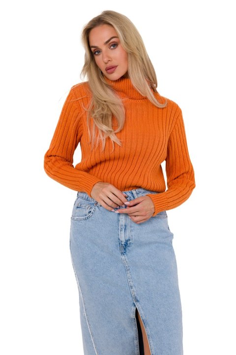Golf Damski Model MOE771 Orange - Moe Golf Damski Model MOE771 Orange - Moe