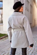 Płaszcz Damski Model CZB PLA0027 Grey - Roco Fashion