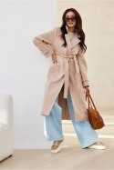 Płaszcz Damski Model Katsy BEZ PLA0041 Beige - Roco Fashion