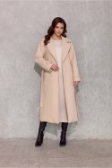 Płaszcz Damski Model Vivienne BEZ PLA0039 Beige - Roco Fashion