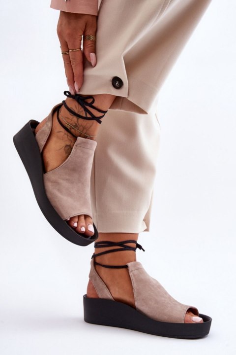 Sandały Model Nicole 2743/042 Beige - Step in style Sandały Model Nicole 2743/042 Beige - Step in style