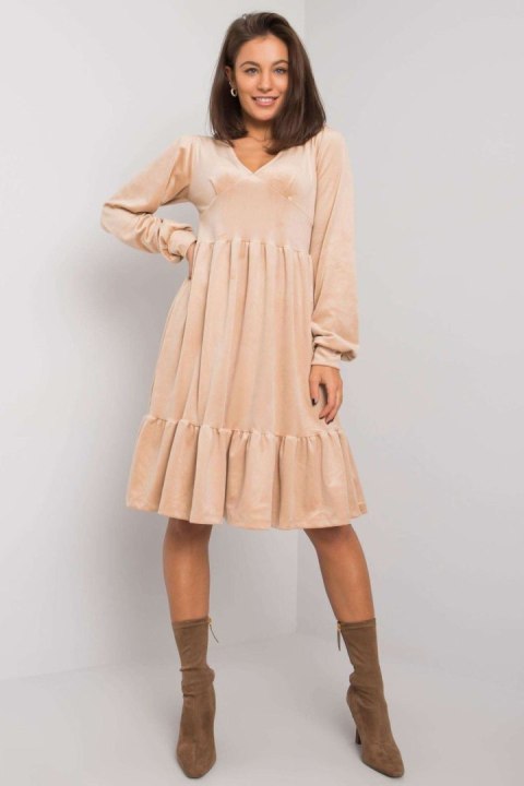 Sukienka Model FA-SK-7530.84P Beige - Fancy Sukienka Model FA-SK-7530.84P Beige - Fancy