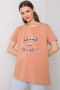 T-shirt Damski Model FA-TS-6892.88 Camel - Fancy