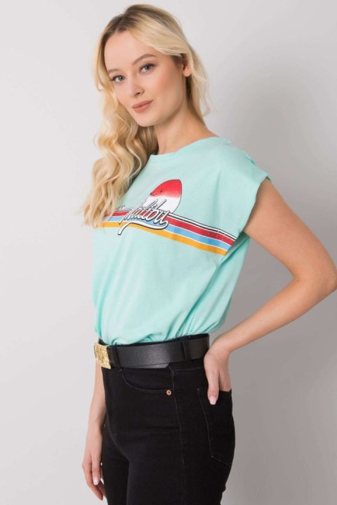 Tshirt damski Model FA-BZ-7139.73P Mint - Fancy Tshirt damski Model FA-BZ-7139.73P Mint - Fancy