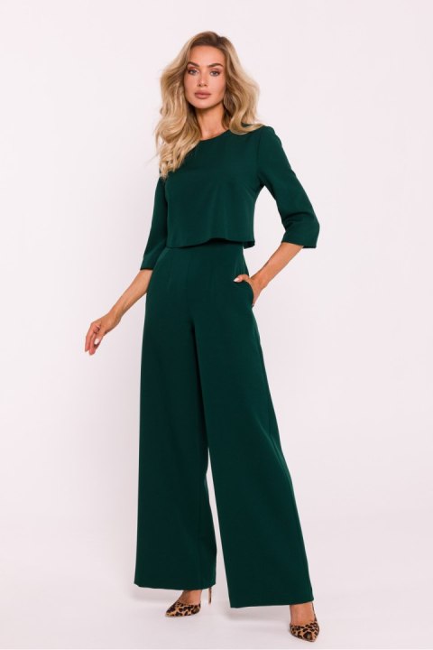 Kombinezon Model MOE798 Bottle Green - Moe Kombinezon Model MOE798 Bottle Green - Moe