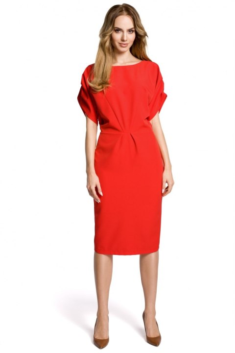 Sukienka Model MOE364 Red - Moe Sukienka Model MOE364 Red - Moe