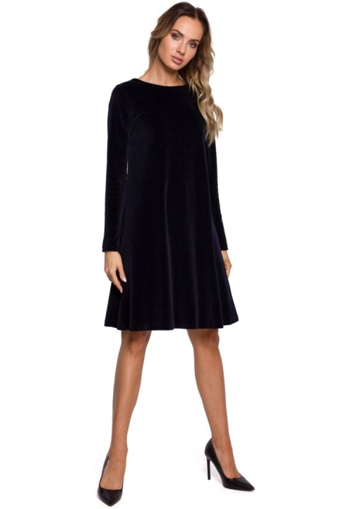 Sukienka Model MOE566 Navy - Moe Sukienka Model MOE566 Navy - Moe