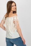 Bluzka damska hiszpanka Model AT-BZ-1801.87 Light Beige - AT