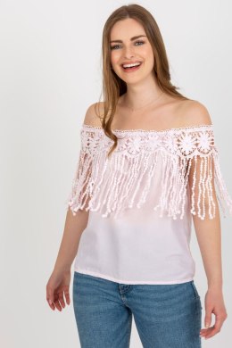 Bluzka damska hiszpanka Model AT-BZ-1801.87 Light Pink - AT