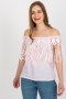 Bluzka damska hiszpanka Model AT-BZ-1801.87 Light Pink - AT
