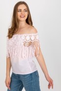Bluzka damska hiszpanka Model AT-BZ-1801.87 Light Pink - AT