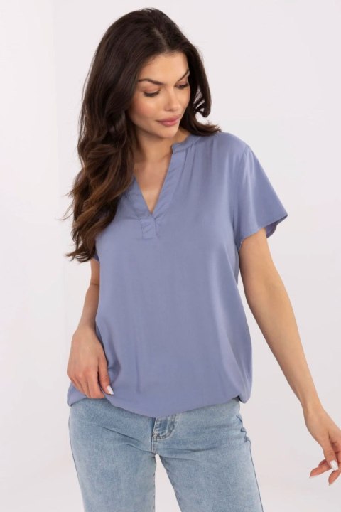 Bluzka damska Model D73761M11173A Grey/Blue - Sublevel Bluzka damska Model D73761M11173A Grey/Blue - Sublevel