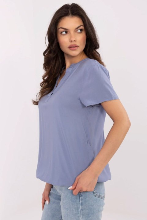 Bluzka damska Model D73761M11173A Grey/Blue - Sublevel Bluzka damska Model D73761M11173A Grey/Blue - Sublevel