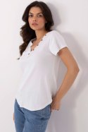 Bluzka damska Model DHJ-BZ-25168.00 Ecru - Italy Moda