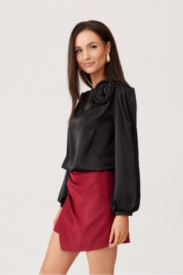 Bluzka damska elegancka Model Evelyn CZA BLU0194 Black - Roco Fashion