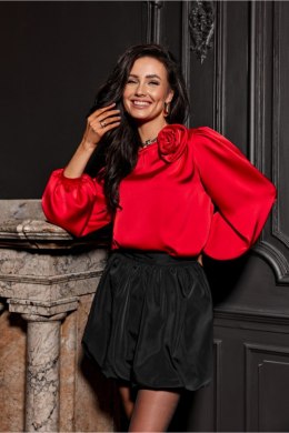Bluzka damska elegancka Model Evelyn CZE BLU0194 Red - Roco Fashion