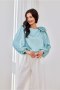Bluzka damska elegancka Model Evelyn MIE BLU0194 Mint - Roco Fashion