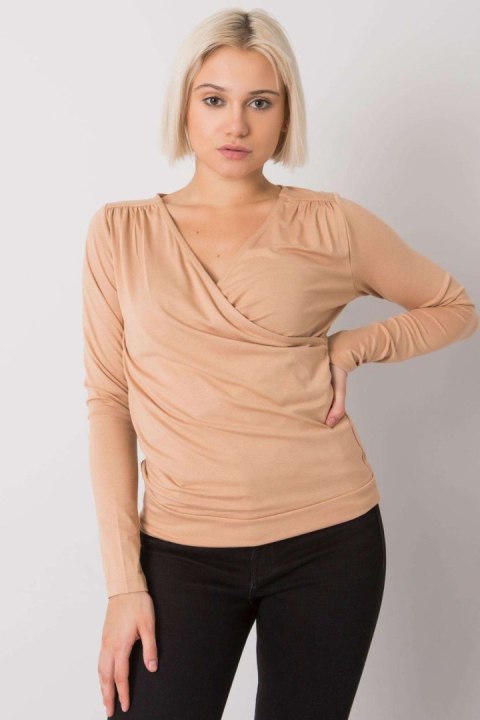 Bluzka damska Model FA-BZ-7591.89P Beige - Fancy Bluzka damska Model FA-BZ-7591.89P Beige - Fancy