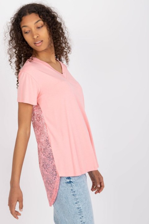 Bluzka damska Model FA-BZ-7724.92P Light Pink - Fancy Bluzka damska Model FA-BZ-7724.92P Light Pink - Fancy