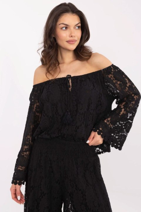 Bluzka Model MI-BZ-88500.79 Black - Italy Moda Bluzka Model MI-BZ-88500.79 Black - Italy Moda