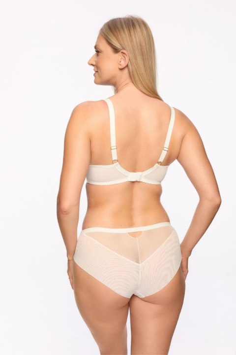 Biustonosz damski Soft Semi-Soft Model Nellie 1282 Ecru/Beige - Gaia Biustonosz damski Soft Semi-Soft Model Nellie 1282 Ecru/Beige - Gaia