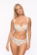 Biustonosz damski push up Usztywniany Bardotka Model Esme 1281 Ecru/Beige - Gaia